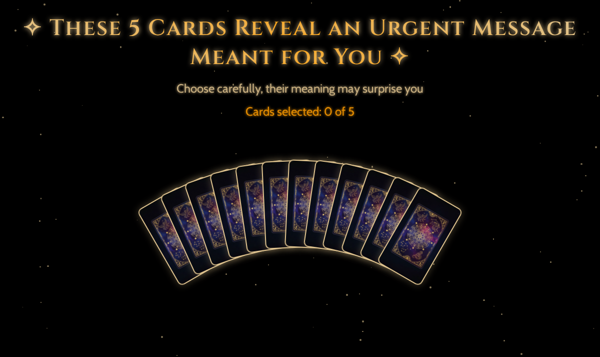 Archived browser capture from the Claire's Tarot Reading research visit
