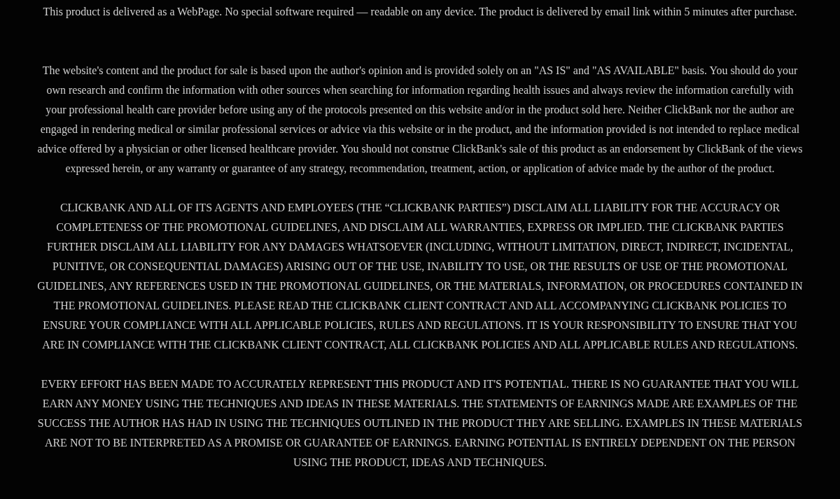Claire's Tarot Reading digital-delivery notice and disclaimer text