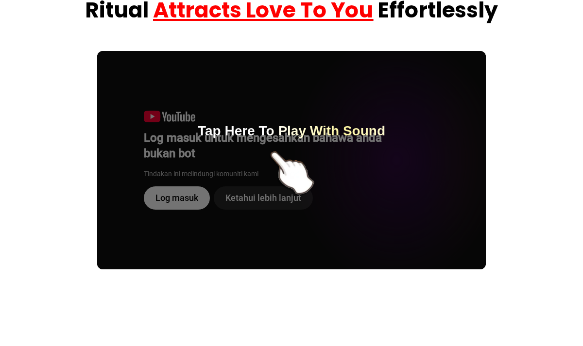 Heart Harmonics video area and play-with-sound prompt