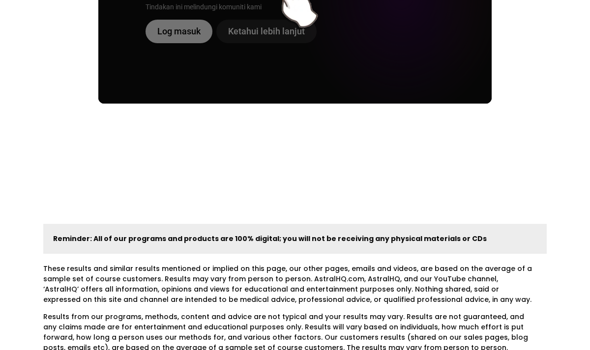 Heart Harmonics digital-product and results disclaimers