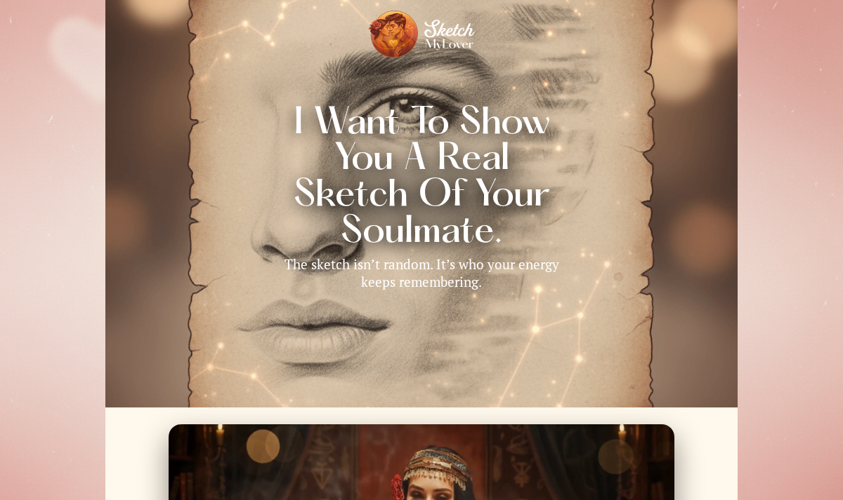 Sketch My Lover public offer page hero