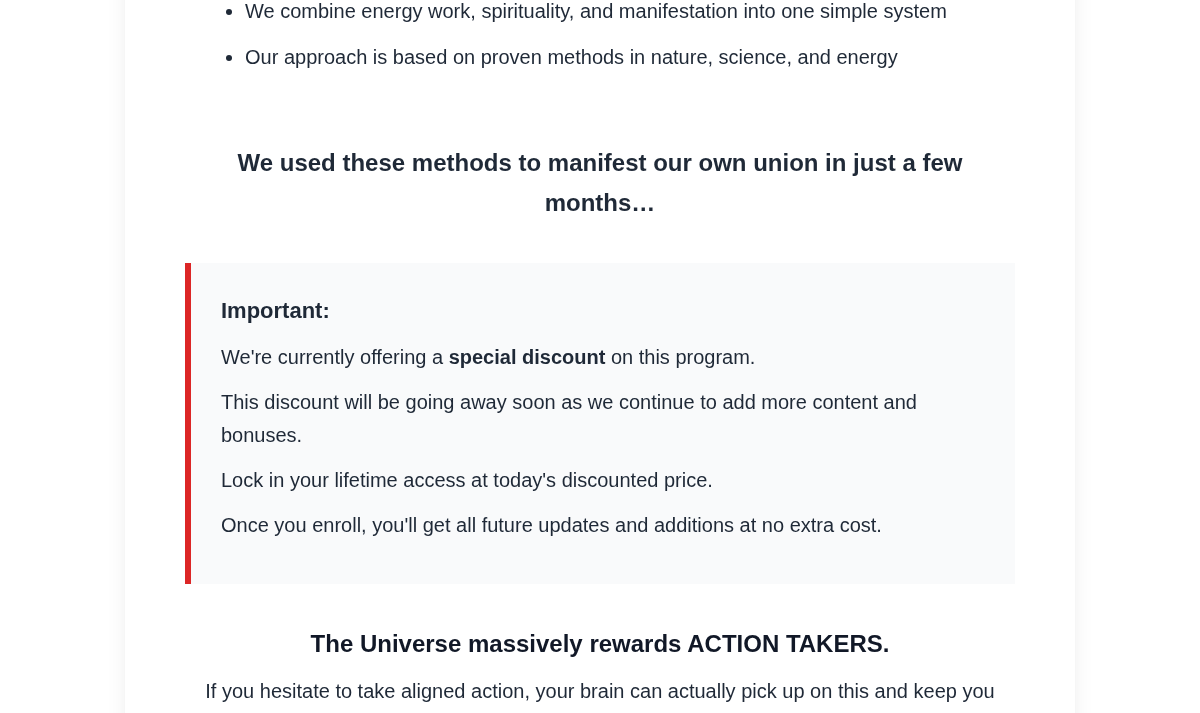 Twin Flame Reunion method description and promotional access wording