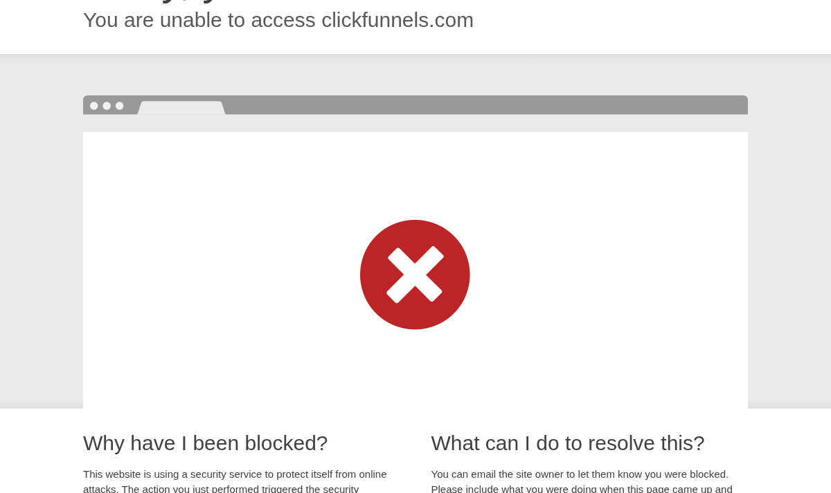 Archived security response showing access guidance
