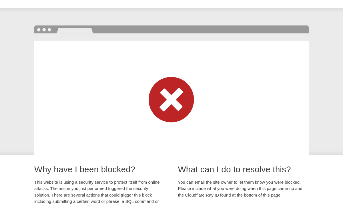 Archived security response with explanatory text and contact guidance